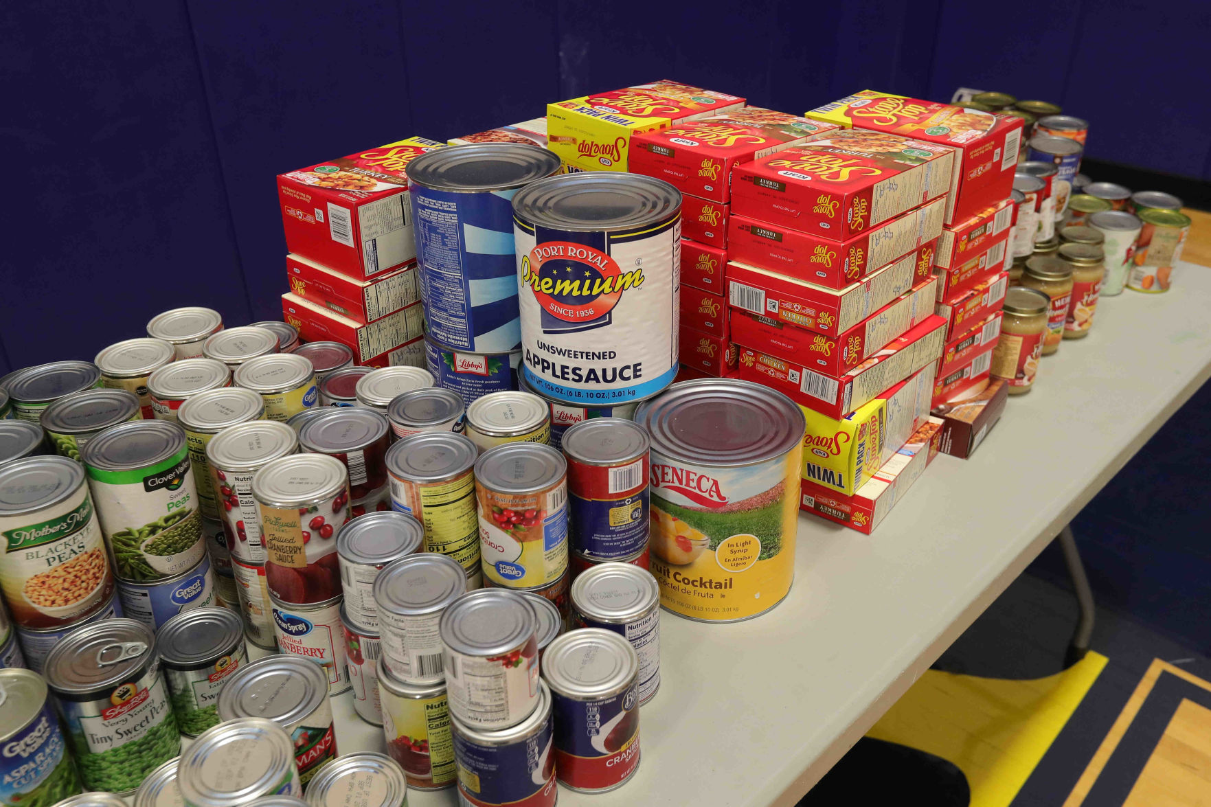 Pennsylvania Avenue School held a Thanksgiving Turkey Basket donation event for school families